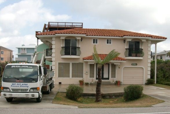 Barrel Tile Roof Cleaning