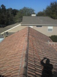 Barel tile roof cleaning in Orlando Florida